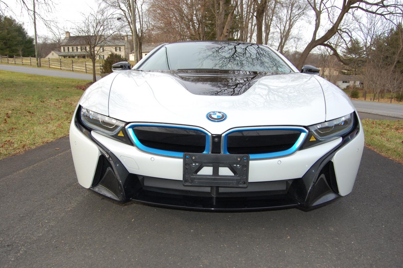 2019 White /Brown Leather BMW i8 (WBY2Z4C50KV) with an 3 cylinder Turbo/ Electric drive engine, Automatic transmission, located at 6528 Lower York Road, New Hope, PA, 18938, (215) 862-9555, 40.358707, -74.977882 - Here we have a beautiful looking and driving 2019 BMW i8 with 7,497 miles. This BMW has a 3 cylinder turbo gas engine with electric motors putting power to all four wheels via an automatic transmission. The interior offers brown leather, keyless entry, cruise control, tilt steering wheel, power wind - Photo#40